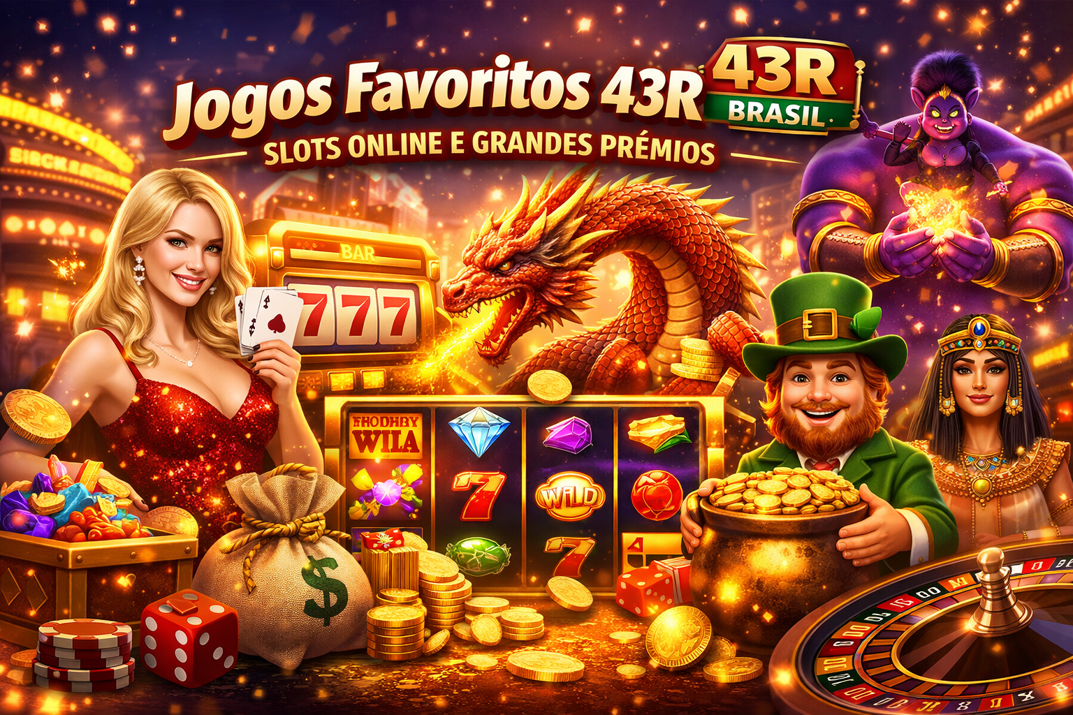 Jogos Favoritos 43R Brasil – Slots Online e Grandes Prêmios